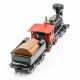 Збірна металева 3D модель Wild West 4-4-0 Locomotive, Metal Earth (MMS191)