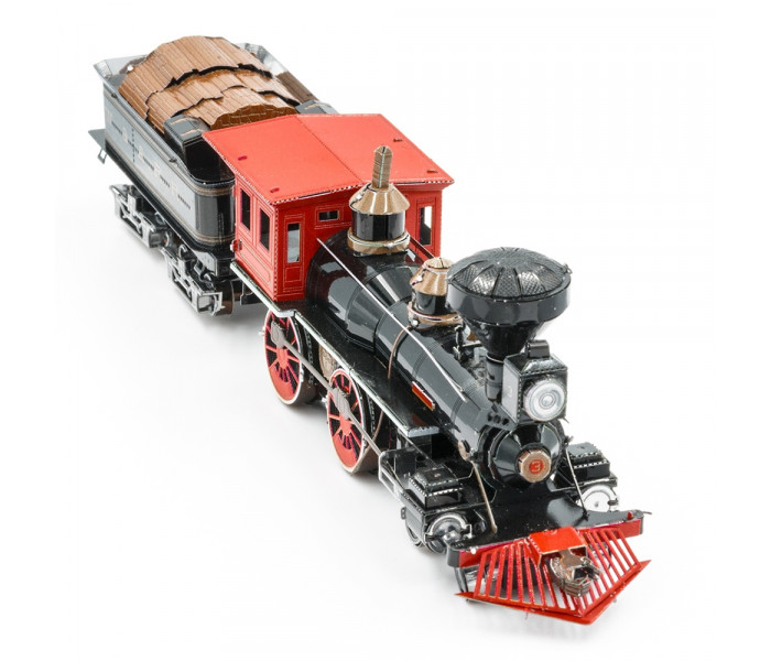 Збірна металева 3D модель Wild West 4-4-0 Locomotive, Metal Earth (MMS191)