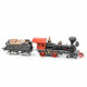 Збірна металева 3D модель Wild West 4-4-0 Locomotive, Metal Earth (MMS191)
