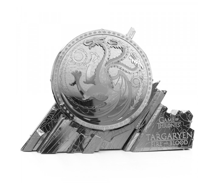Металева збірна 3D модель Game of Thrones Targaryen Sigil, Metal Earth (ICX120)
