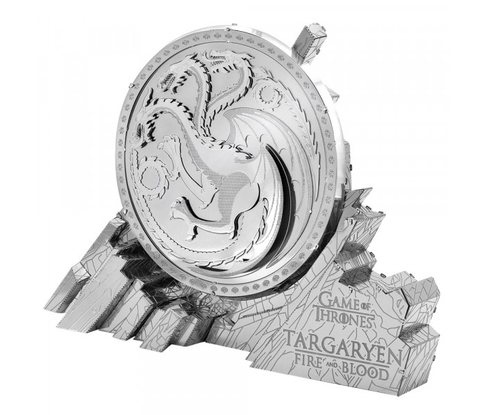 Металева збірна 3D модель Game of Thrones Targaryen Sigil, Metal Earth (ICX120)
