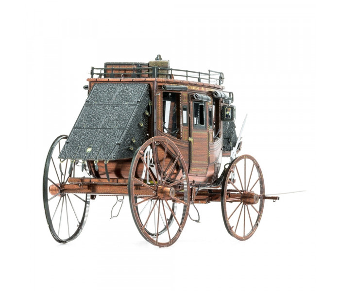Металева збірна 3D модель Wild West Stagecoach (Діліжанс), Metal Earth (MMS189)