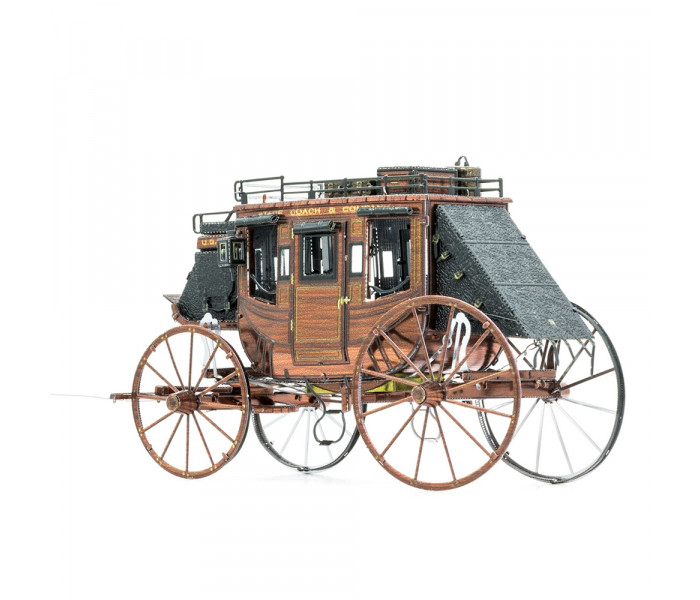 Металева збірна 3D модель Wild West Stagecoach (Діліжанс), Metal Earth (MMS189)