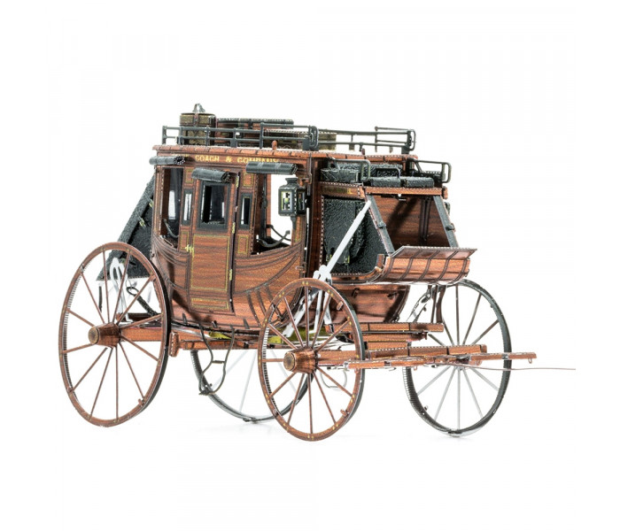 Металева збірна 3D модель Wild West Stagecoach (Діліжанс), Metal Earth (MMS189)