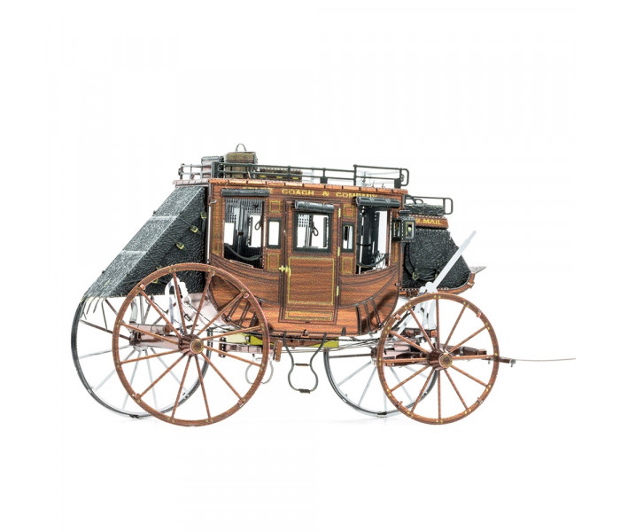 Металева збірна 3D модель Wild West Stagecoach (Діліжанс), Metal Earth (MMS189)