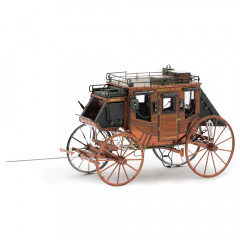 Металева збірна 3D модель Wild West Stagecoach (Діліжанс), Metal Earth (MMS189)