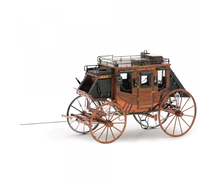 Металева збірна 3D модель Wild West Stagecoach (Діліжанс), Metal Earth (MMS189)