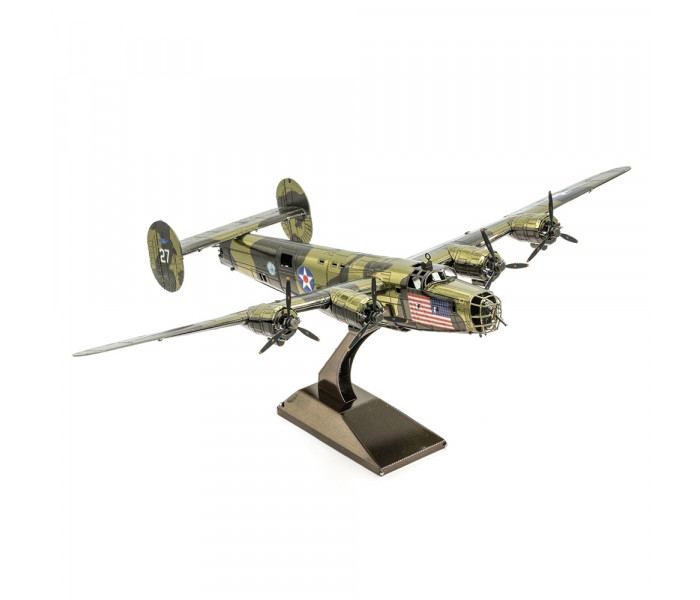 Збірна металева 3D модель B-24 Liberator, Metal Earth (MMS179)