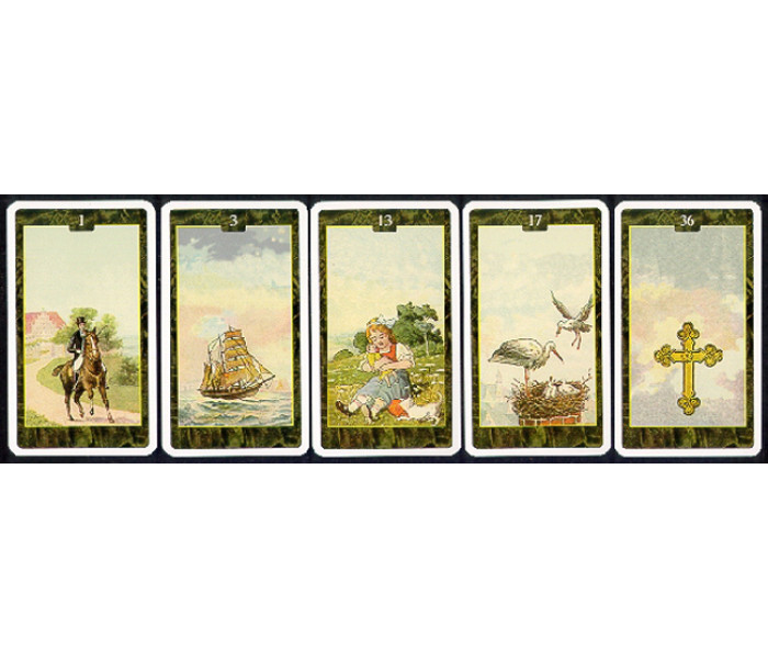 Оракульні карти Ленорман - Lenormand Oracle Cards. Lo Scarabeo