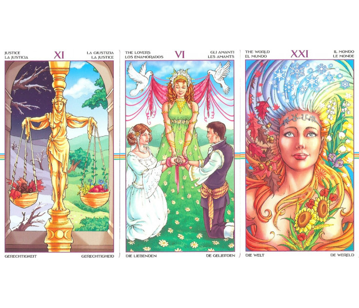 Wheel of the Year tarot (Таро Колесо Року). Lo Scarabeo