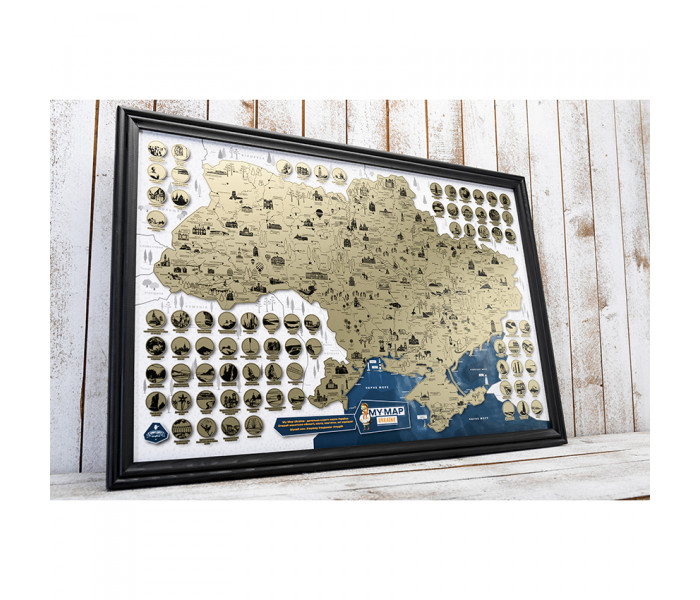 Скретч карта України My Map Ukraine edition