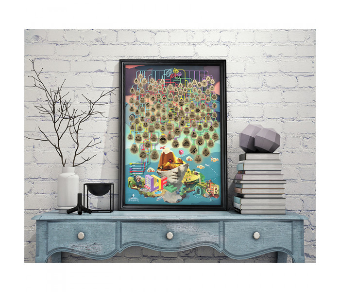 Скретч карта My Life Poster