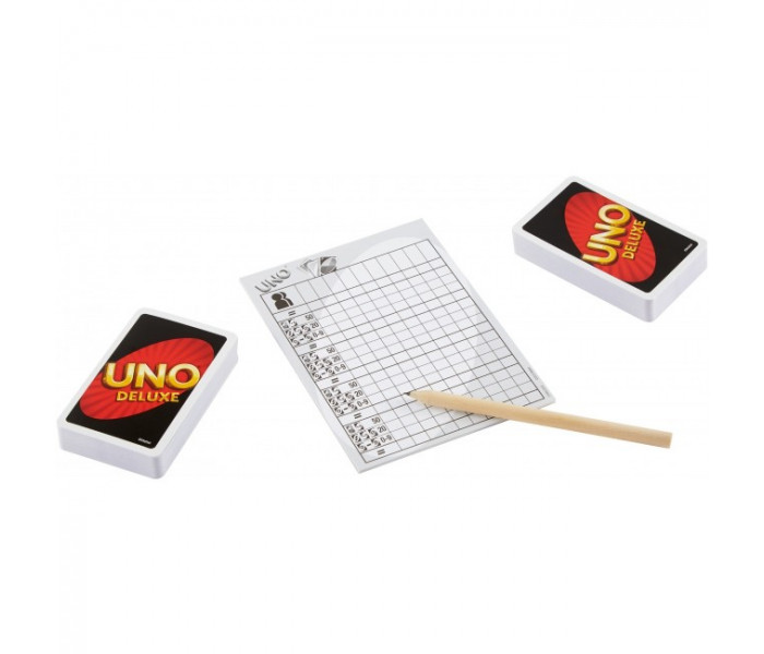 Настольная карточная игра Уно Делюкс (UNO Deluxe). Mattel (K0888)