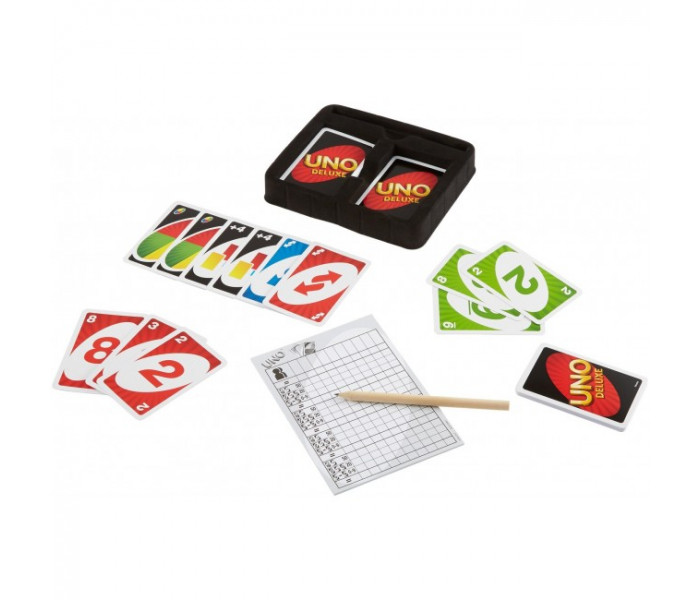 Настольная карточная игра Уно Делюкс (UNO Deluxe). Mattel (K0888)
