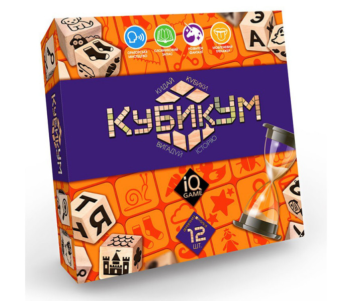 КубикУМ - настольная игра. Danko Toys (G-KU-01)