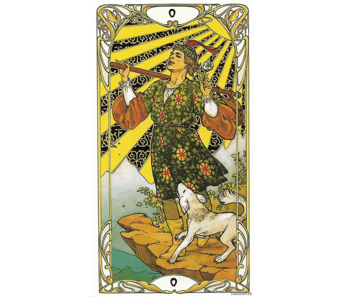 Золотое Таро Уэйт Ар Нуво - Golden Art Nouveau Tarot. Lo Scarabeo