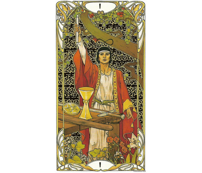 Золотое Таро Уэйт Ар Нуво - Golden Art Nouveau Tarot. Lo Scarabeo