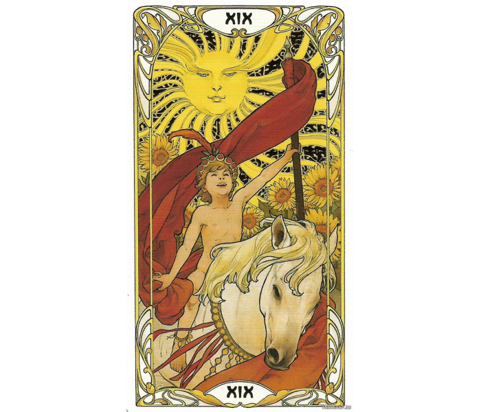 Золотое Таро Уэйт Ар Нуво - Golden Art Nouveau Tarot. Lo Scarabeo