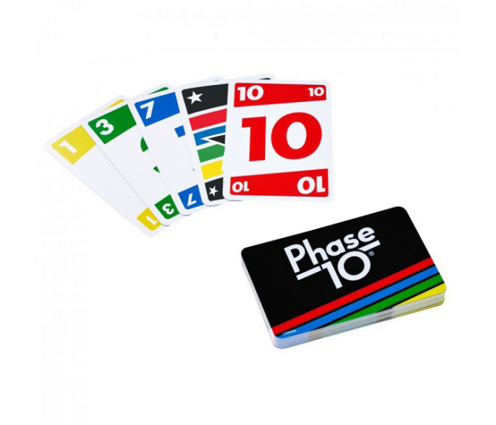 Настольная карточная игра Фаза 10 (Phase 10). Mattel (W5800)