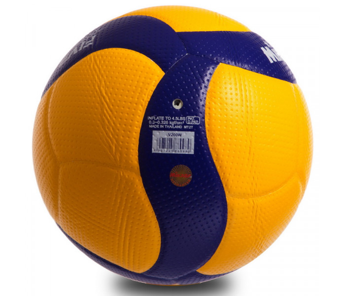 Мяч волейбольный Клееный PU MIKASA V200W (PU, №5, 5 сл., клееный)