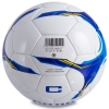Фото 2 - М’яч футбольний №5 PU SHINY CORE FIGHTER CR-026 (№5, 4 сл., пошитий вручну, білий-синій-блакитний)