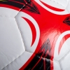 Фото 3 - М’яч футбольний №5 PU SHINY CORE FIGHTER CR-027 (№5, 4 сл., пошитий вручну, білий-чорний-червоний)