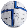 Фото 2 - М’яч футбольний №5 PU ламін. CORE CHALLENGER CR-020 (№5, 4 сл., пошитий вручну, білий-синій)