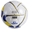 Фото 2 - М’яч футбольний №5 PU ламін. CORE DIAMOND CR-024 (№5, 4 сл., пошитий вручну, білий-синій-жовтий)