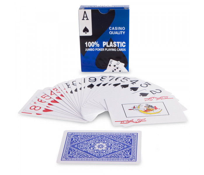 Карты пластиковые Casino Quality Jumbo Index (1 колода)