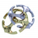 Металлическая головоломка Ротор (Rotor) Cast Puzzle, 6 ур. сложности. Huzzle 515120