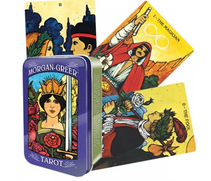 Таро Моргана-Гріра (у бляшанці) - Morgan-Greer Tarot in a tin. US Games Systems