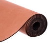 Фото 4 - Килимок для йоги Замшевий двошаровий каучуковий 3мм Record FI-5662-62 (розмір 1,83мx0,61мx3мм, персиковий)