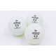 Набір м’ячів для настільного тенісу 3 штуки DUNLOP MT-679158 2star PRO TOUR (пластик, d-40мм, білий)