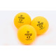 Набір м’ячів для настільного тенісу 3 штуки DUNLOP MT-679174 2star PRO TOUR (пластик, d-40мм, помаранчевий)