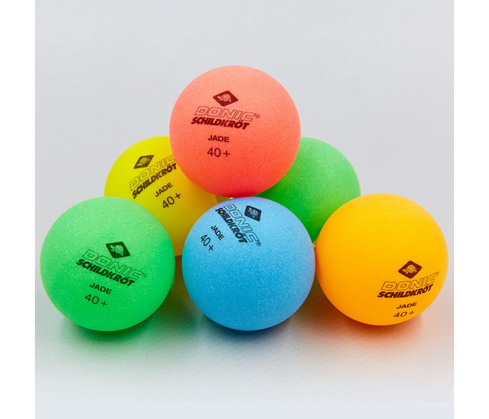 Набор мячей для настольного тенниса 6 штук DONIC MT-649015 COLOR POPPS (ABS, d-40мм, разноцветный)