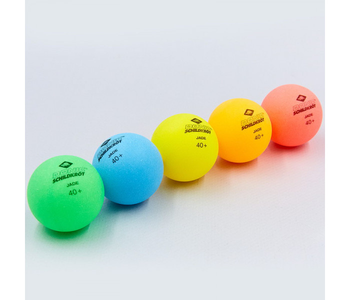 Набор мячей для настольного тенниса 6 штук DONIC MT-649015 COLOR POPPS (ABS, d-40мм, разноцветный)