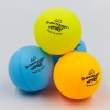 Фото 2 - Набір м’ячів для настільного тенісу 6 штук DUNLOP MT-679213 NITRO GLOW (пластик, d-40мм, різнокольоровий)