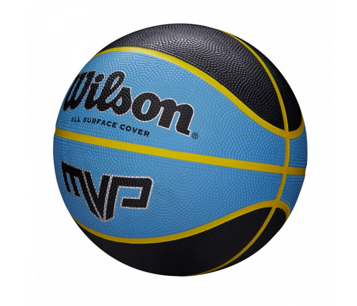 М’яч баскетбольний Wilson MVP 295 black/blue size 7 (WTB9019XB07)
