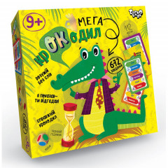 Мега Крокодил - настільна гра (укр). Danko Toys (CROC-03-01U)