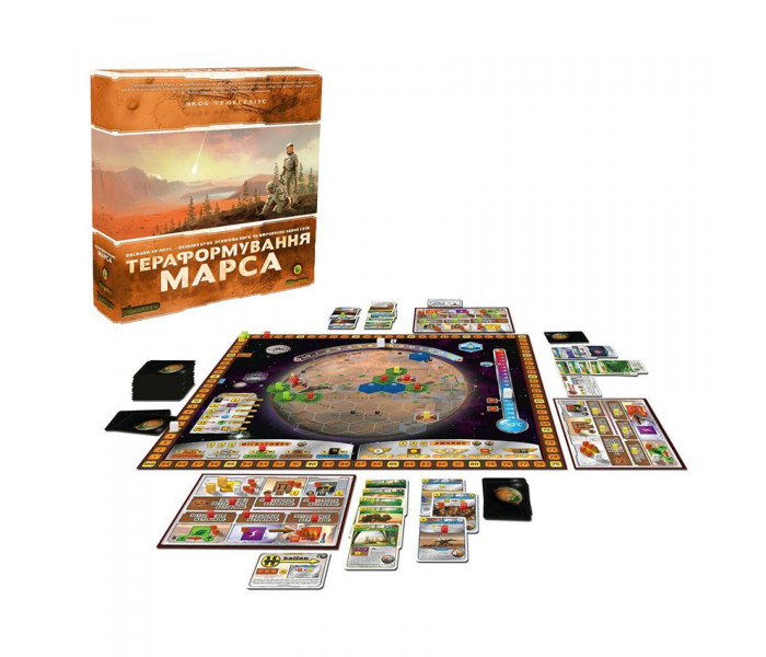 Тераформування Марса УКР (Покорение марса | Terraforming Mars) - Настільна гра. Kilogames (11614) (4820196570035)