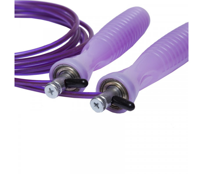 Скакалка скоростная с подшипником и PVC жгутом FI-1938 (l-2,6м,d-4,3мм)