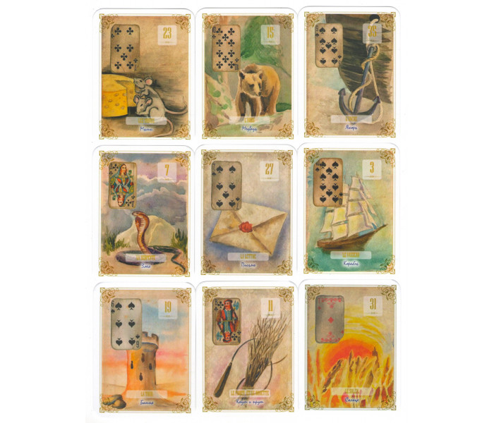 Оракул Золотые Цветы Ленорман. MyTarot