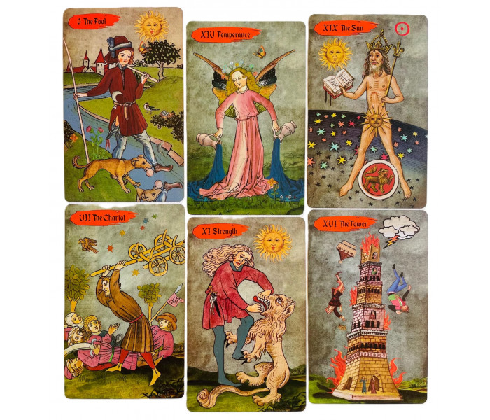 Таро Cредневековой Европы - Medieval Europe Tarot. DELUXE