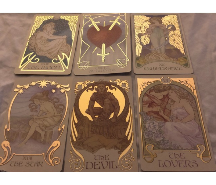 Эфирные Видения: Подсвеченная Колода Таро - Ethereal Visions Illuminated Tarot. U.S. Games Systems