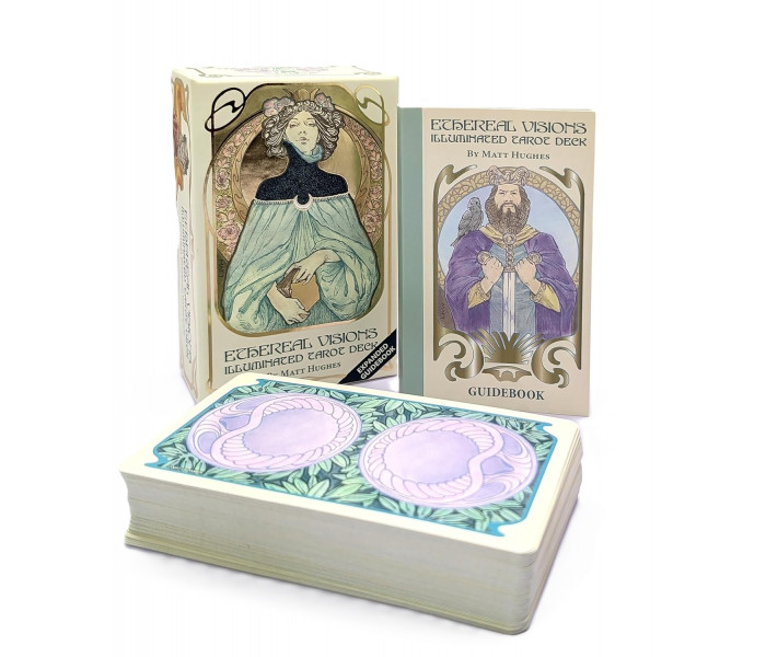 Эфирные Видения: Подсвеченная Колода Таро - Ethereal Visions Illuminated Tarot. U.S. Games Systems