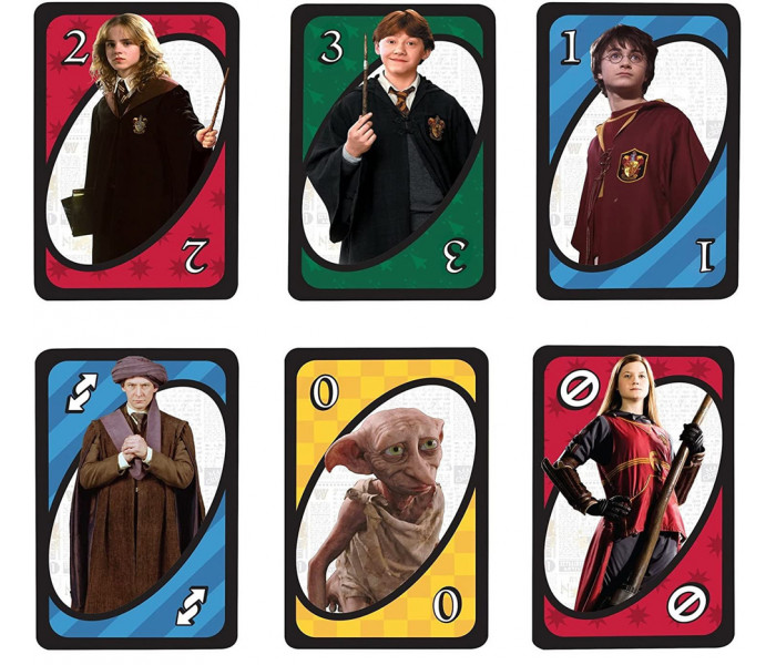 Настольная игра Уно Гарри Поттер (UNO Harry Potter). Mattel (FNC42)
