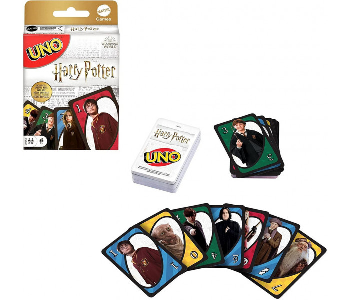 Настольная игра Уно Гарри Поттер (UNO Harry Potter). Mattel (FNC42)