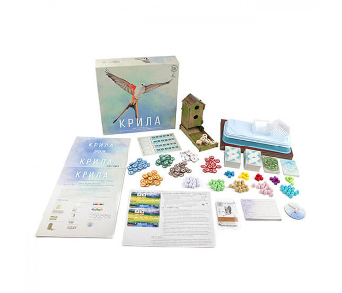 Настільна гра Крила українською (Крылья | Wingspan). Stonemaier Games (STM910) (62772)