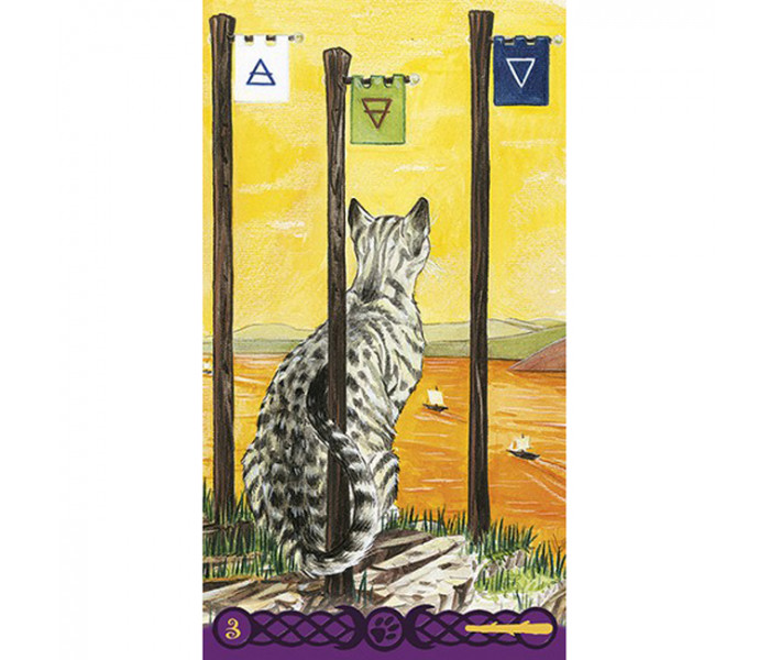Таро Языческих Кошек — Tarot of Pagan Cats. Lo Scarabeo - низкая