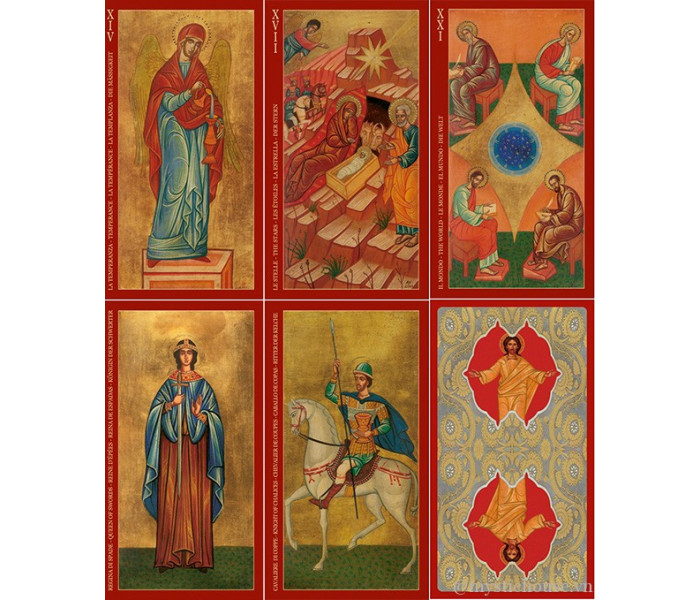 Таро Золото Икон — Golden Tarot of the Tsar. Lo Scarabeo